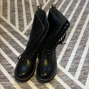 Black Combat Boots